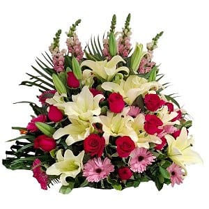 Grand Opening Flower Basket Stand flower-basket-1061