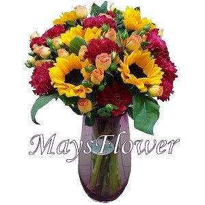 Flower Arrangement in Vase flower-in-vase-116