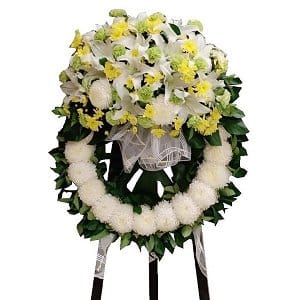 Funeral Flower Basket funeral-wreaths-220