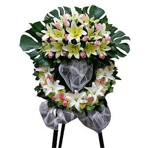 Funeral Flower Basket funeral-wreaths-222