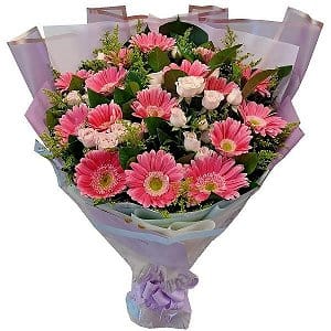 �Ӷ����  gerbera-bouquet-104