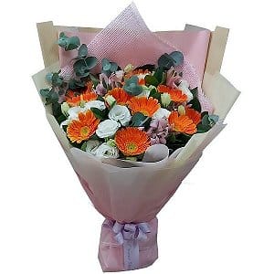 �Ӷ����  gerbera-bouquet-107
