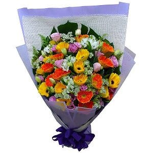 �Ӷ����  gerbera-bouquet-112