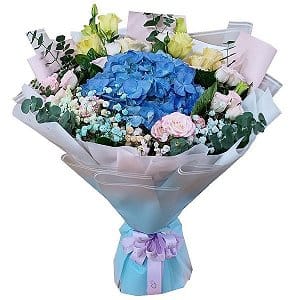 ¸�y���� hydrangeas-bouquet-003