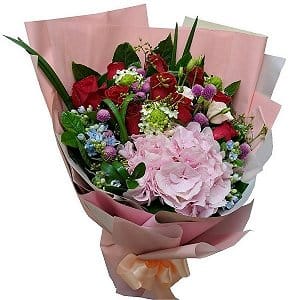 ¸�y���� hydrangeas-bouquet-009