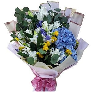 ¸�y���� hydrangeas-bouquet-012
