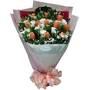 �i�{��������j tulip-bouquet-109