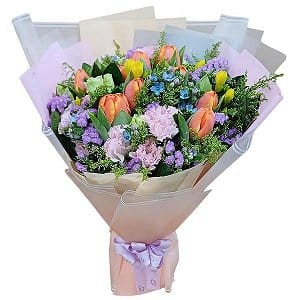 �i�{��������j tulip-bouquet-112