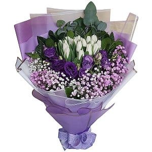 �i�{��������j tulip-bouquet-114