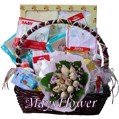 Baby Gift Basket - baby-basket-1016