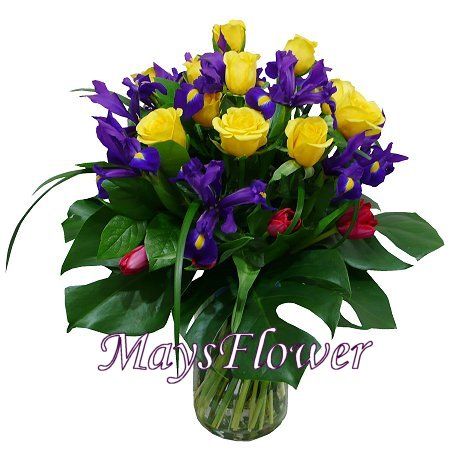 Flower Arrangement in Vase - flower-in-vase-104