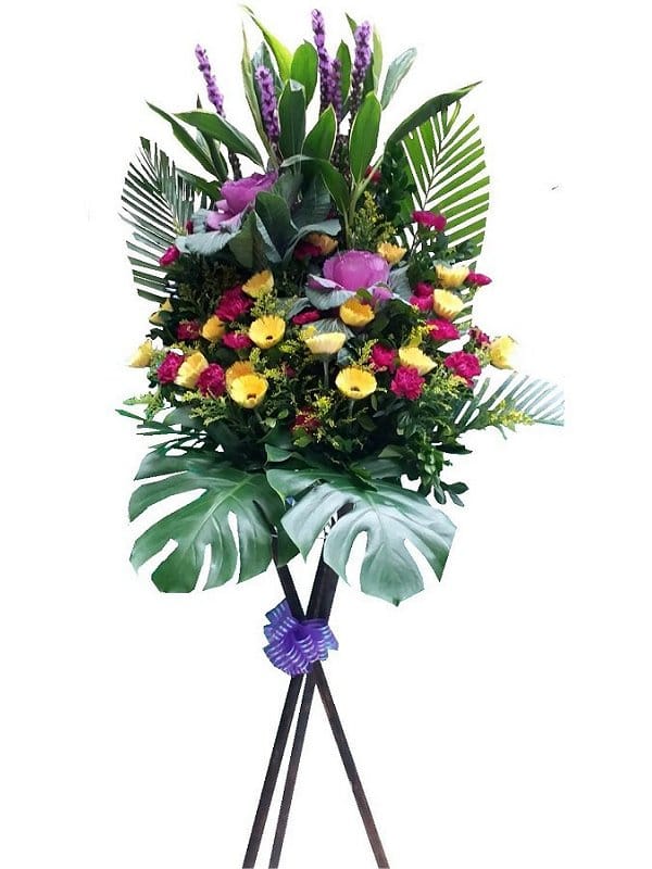 Grand Opening Flower Basket - flower-basket-0105