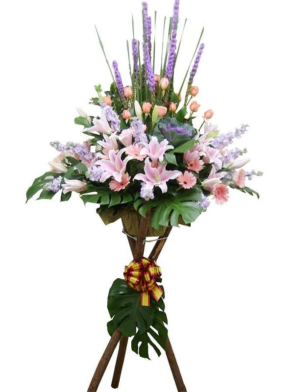 Grand Opening Flower Basket - flower-basket-0160
