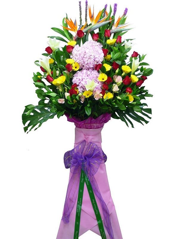 Grand Opening Flower Basket - flower-basket-0266