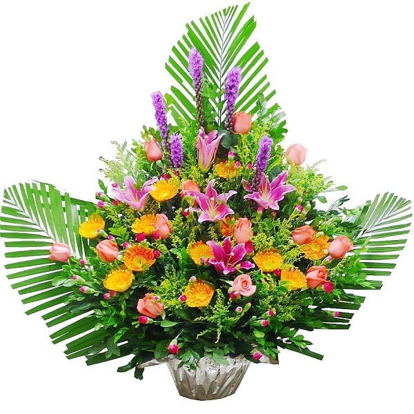 Grand Opening Flower Basket - flower-basket-1033