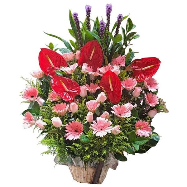Grand Opening Flower Basket - flower-basket-1060