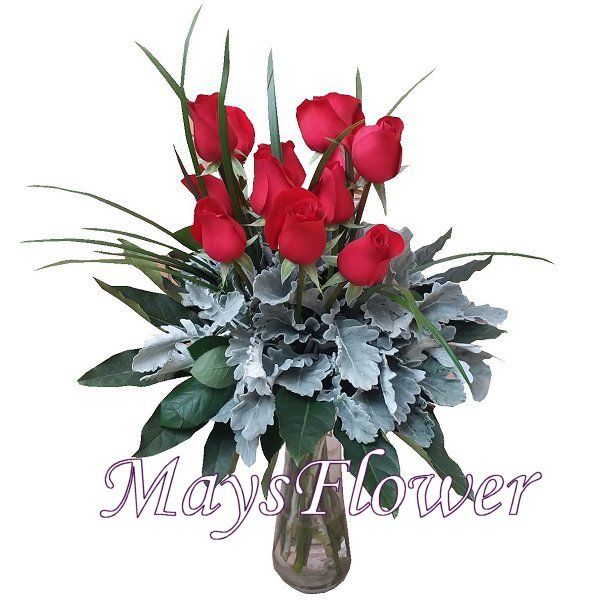 Flower Arrangement in Vase - flower-in-vase-102