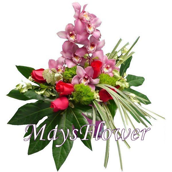 Flower Arrangement in Vase - flower-in-vase-112