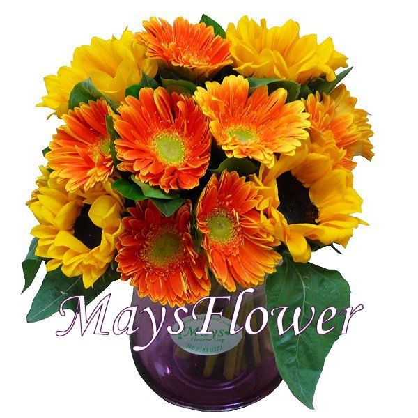 Flower Arrangement in Vase - flower-in-vase-113